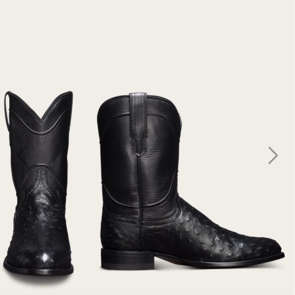 TECOVAS The Duke Ostrich Cowboy Boots - Picture 5 of 8